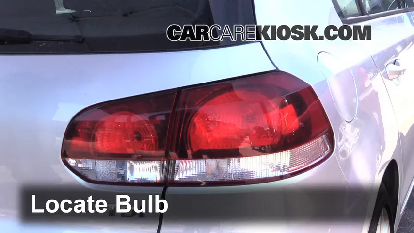 2013 Volkswagen Golf TDI 2.0L 4 Cyl. Turbo Diesel Hatchback (4 Door) Luces Luz de reversa (reemplazar foco)